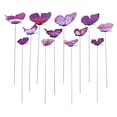 thumbnail image 2 of 12Pcs Artificial Butterfly Flower Stake Picks, Multicolor Simulation Butterfly Floral Arrangement Inserts, Garden Butterfly Decor Stems, DIY Vase Bouquet Butterfly Ornament Sticks for Decoration, 2 of 6