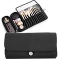 thumbnail image 2 of Bolsa para brochas de maquillaje, estuche para brochas de maquillaje de viaje, organizador para brochas de maquillaje, bolsa de cosméticos enrollable portátil, bolsa de almacenamiento para m, 2 of 5