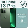 thumbnail image 2 of Shockproof Liquid Silicone Designed for iPhone 13 Pro Case Gel Rubber Full Body Protection Anti-Shock Cover Case Drop Protection 6.1inch-Clover, 2 of 11