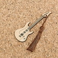 thumbnail image 2 of Personalized Bookmark,Guitar Shape Bamboo Bookmark Bookmarks Aesthetic Gift for Teachers Students Men Women, 2 of 5