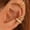 A, variant on 14K Gold Plated Adjustable Ear Cuff Jewelry Set, Clip-On Cartilage Earrings for Sensitive Ears