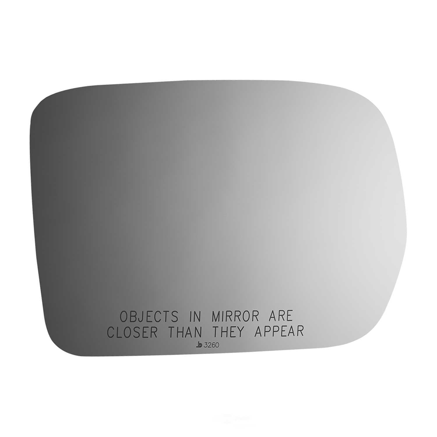 Burco Side View Mirror Replacement Glass - Clear Glass - 3260