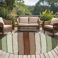 thumbnail image 4 of Round Area Rug 5ft Farm Sage Green Wood Board Area Rugs Washable Low Pile Floor Carpet for Bedroom, Farmhouse Wooden Grain Non Slip Soft Rugs for Living Room Entryway Dining Room, 4 of 9