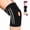 Gray- Black, variant on HLTHZONE Adjustable Knee Brace with Side Stabilizers, Compression Knee Support for Meniscus Tear, Arthritis, ACL LCL Injury & Knee Pain Relief for Men & Women, Size L