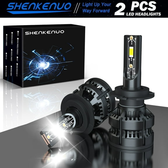 H7 High/Low Beam For Hyundai Elantra 2013-2018 LED Headlight Bulbs 10000LM 6000K Cool White 2pcs