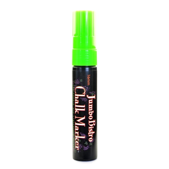 Jumbo Bistro Chalk Markers 16 mm, fluorescent green (pack of 6)