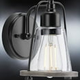thumbnail image 4 of Luxury Coastal Wall Sconce, 8.25H x 6W, with Nautical Style, Midnight Black, UHP4074 by Urban Ambiance, 4 of 5