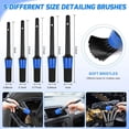 thumbnail image 2 of Nilight 15PCS Car Detailing Kit Auto Cleaning Tools Wash Set with Storage Carry Bag Beginners Easy to Use for Interior Exterior Car Care Clean Windshield Dashboard Seat Air Vents Wheels Tires, Blue, 2 of 9