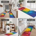 thumbnail image 5 of Colorful Abstract Pattern Kitchen Rugs Sets Of 3,Kitchen Runner Rugs Non Skid Washable,Decorative Kitchen Floor Mats for Kitchen,Sink,Laundry,17"x30"+ 17"x47" + 17"x59", 5 of 6