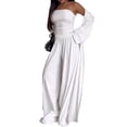 thumbnail image 2 of Women'S Autumn Home Wear Three-Piece Sportswear Casual Long-Sleeved Top High-Waisted Sports Pants Suit White L, 2 of 9