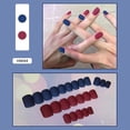 thumbnail image 1 of Parche de manicura False Nails HUOGUO, 24 unidades, con forma de ataúd largo, 1 of 5