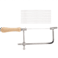 thumbnail image 2 of Coping Saw Steel Frame and 12 Pcs Diameter 1Mm Wire Saw, Accurate Cutting for Wood, Metal, Plastic, Etc., 2 of 4