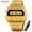 Gold, variant on SKMEI Unisex Watch Slim Digital Wristwatch with Stainless Steel Bracelet, Stopwatch, Alarm, Countdown, Date and EL Backlight, Minimalist Style for Students, Work and Daily Wear