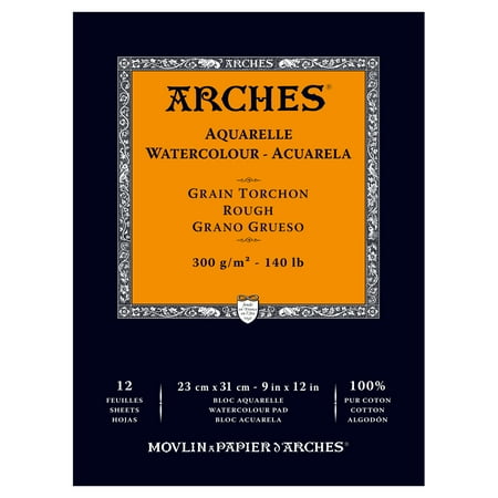 Arches Watercolor - Arches 140 lb. Watercolor Pad, Rough, 9