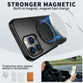thumbnail image 4 of Magnetic For iPhone 15 Phone Case,360° Rotatable Ring Kickstand,Compatible with Mag-safe,Anti-Drop Protection,Heavy Duty Shockproof Anti-Scratch Rugged Phone Case Cover,Black, 4 of 7