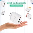thumbnail image 3 of 4 USB Travel Wall 3A Cargador de carga rápida Adaptador de enchufe de EE. UU. Gris 5PCS Ehuebsd  Para estrenar, 3 of 8