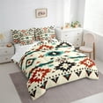 thumbnail image 4 of Manfei Tribal Boho Aztec Bedding Comforter Set 7pcs for Adult, Hippie Abstract King Bedding Sets, Soutnwestern Theme Reversible Bed Sheets, Microfiber Bedroom Decor, 4 of 8