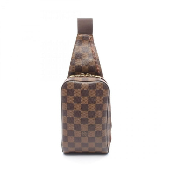 Pre-Owned Louis Vuitton Geronimos Waist Bag/Body Bag, Coated Canvas, Damier Leather,... (Good)