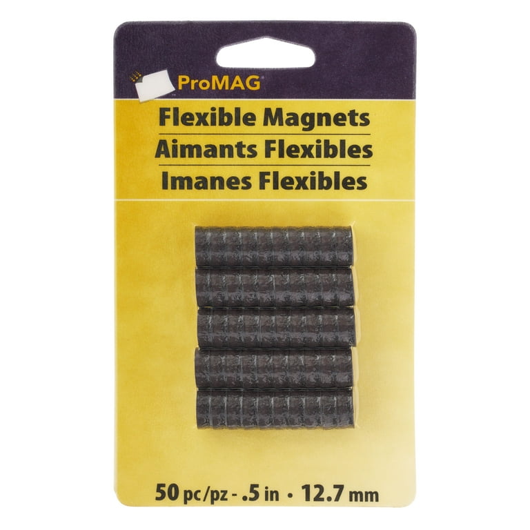 12 Packs 50 ct. 600 total ProMAG Button Magnets 1 2