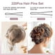 thumbnail image 2 of 250pcs u shaped hair pins,black bun hair pins for women girls and wedding bridal hairdressing salon hairpins with storage box for all hair types (2in), 2 of 5