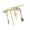 Gold, variant on Stylish Metal Brooch Pin Nails Tool And Tassels Detail For Denims Jackets Unisex Fashion Jewelry Accessory