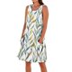 thumbnail image 1 of Vestido de Lino de Algodón de Color Sólido Vestido de Ajuste Suelto sin Mangas con Bolsillos, Ropa de Verano de Lino de Algodón para la Playa Y el Hogar, 1 of 5