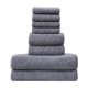 thumbnail image 2 of Juego de Ocho Toallas de Terciopelo para Baño, Lisas, para El Hogar: Ideales para Lavarse La Cara, Secarse y Secarse. Suaves y Absorbentes., 2 of 6