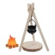 thumbnail image 4 of 1 juego de fogata en miniatura para casa de muñecas con escena de agua hirviendo, modelo para decoración de campamento al aire libre y accesorios de guitarra para casa de muñecas, 4 of 8