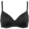 thumbnail image 3 of Calvin Klein Womens 2-Pack Lightly Lined Wirefree Bra Size: M, Color: Black/Bare, 3 of 5