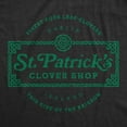 thumbnail image 2 of Womens St. Patricks Clover Shop T Shirt Funny Saint Paddy's Day Parade Graphic Novelty Tee for Ladies Womens Graphic Tees, 2 of 7