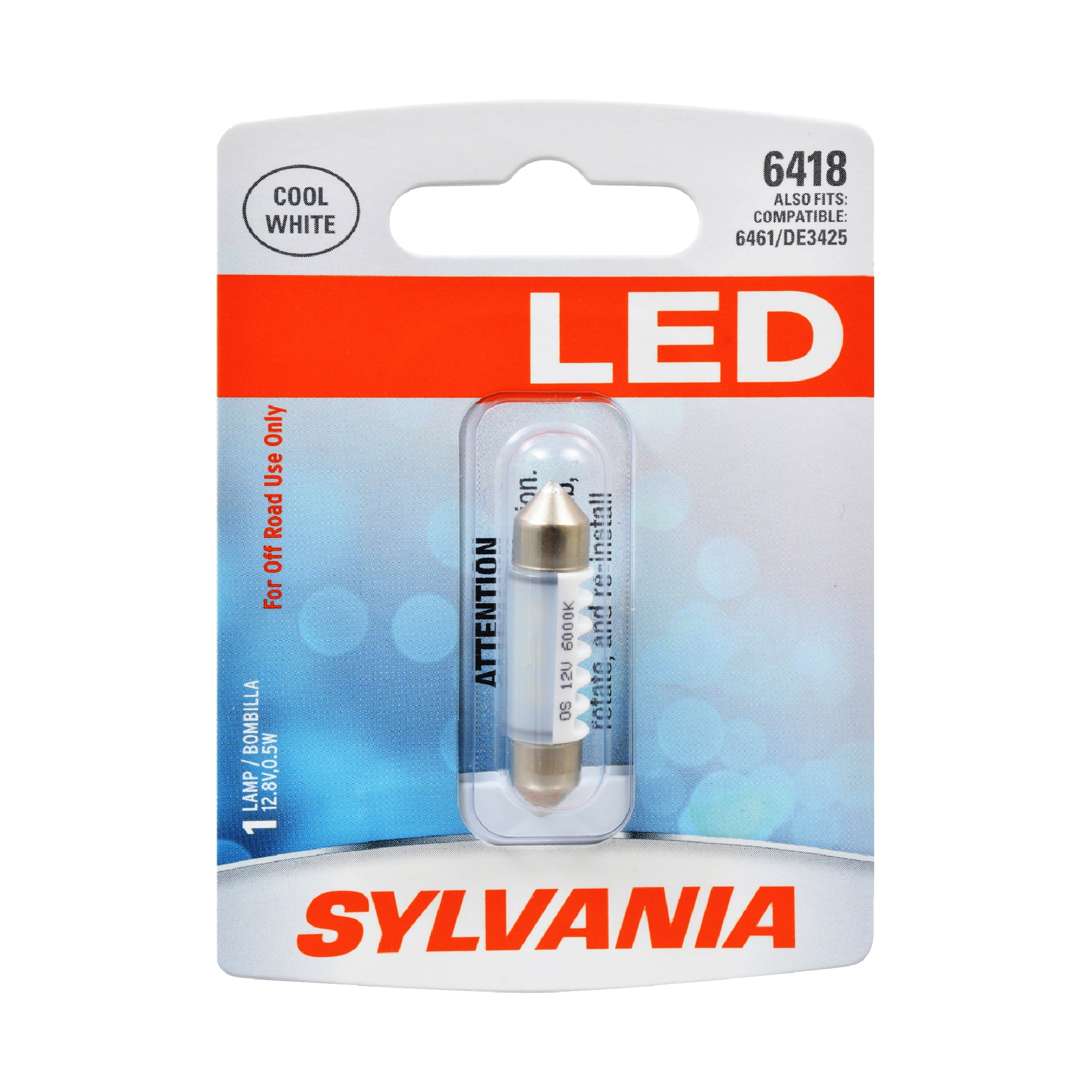 Sylvania 6418 White SYL LED Mini Bulb, Pack of 1