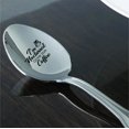 thumbnail image 3 of I’m nocturnal give me coffee spoon  Engraved spoons  Gifts for a friend, 3 of 4