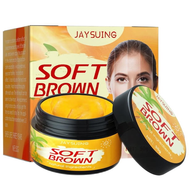 Crema bronceadora portátil para mujer y hombre, Gel de reparación de bronceado para uso al aire libre, playa de verano, 50g Fivean unisex