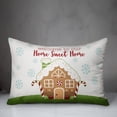 thumbnail image 2 of Creative Products Home Sweet Gingerbread Home 14x20 Spun Poly Pillow, 2 of 2