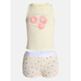 thumbnail image 5 of No Boundaries Sleepwear Ribbed Tank Top and Boxers Set from our Cloud Core Collection, 2 Piece, Women’s and Women’s Plus XXS-3X, 5 of 5