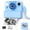 Blue, variant on Kids Instant Print Camera, 1080P HD Digital Video Instant Camera with 32G TF Card and Printing Paper, Gift for Girls and Boys Ages 3-12, Blue