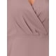 thumbnail image 5 of INSPIRAR CHIC WOMLAYOUT Vestido de gasa para mujer con mangas largas transparentes, vestido de cóctel midi, S Gris Rosa, 5 of 5