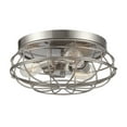 thumbnail image 4 of Scout 3-Light Ceiling Light in Satin Nickel, 4 of 6