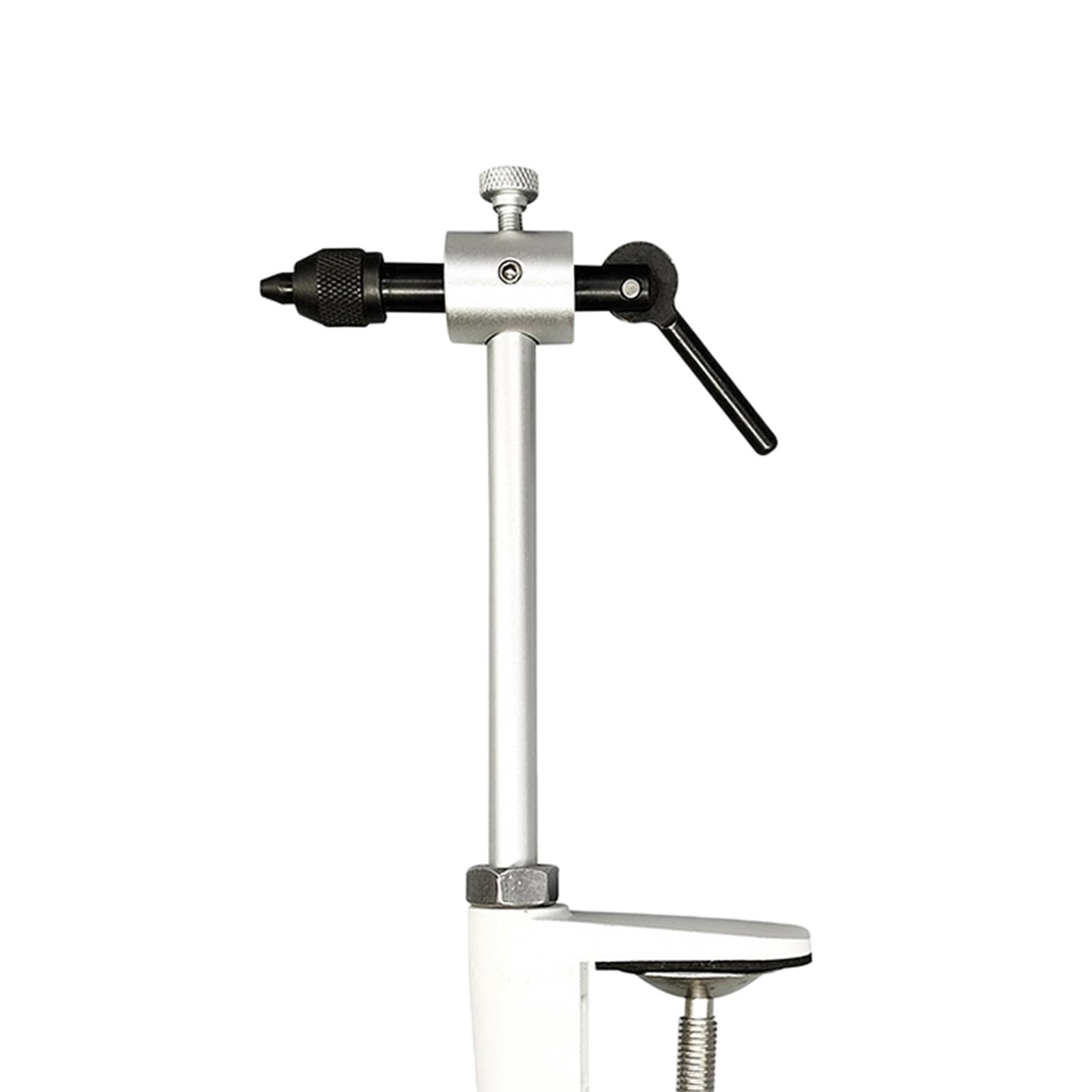 Colaxi Fly Tying Vise Accessory Lure Making Beginners Professionals Replacement Practical Metal Fly Tying Tool Bobbin Threader 24.5cm Rotatable