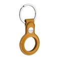 thumbnail image 4 of Slinger Leather Case for AirTag Finder, Anti-Scratch Protective Skin Cover with Keychain Compatible with AirTags 2021 (Yellow), 4 of 4