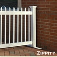 thumbnail image 3 of 38in Tall (1 Post) Freestanding Zippity Finishing Post for Davidson or Kensington Portable Fences, Post with Portable Foot for Outdoor & Indoor Fence for Temporary Events, Easy DIY Install, ZP19063, 3 of 9