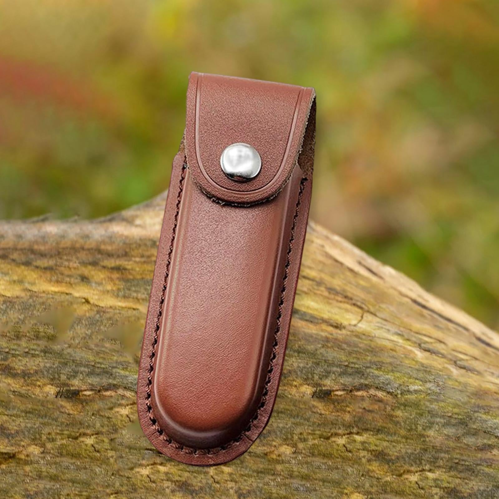 Leather Carrying Holder Pouch for Small Belt L Brown other Walmart