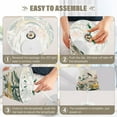 thumbnail image 5 of Flowers with Bird Desk Lamp LED Table Nightstand Lamps with 3 Color Temperatures for Home Bedroom Living Room Decor 6x11, 5 of 8