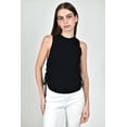 thumbnail image 1 of Blusa de punto con jareta ajustable /Juvenil, 0176 (Negro) negro M, 1 of 4