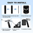 thumbnail image 4 of Soopcase for Chevy Key Fob Cover, TPU Key Protector Case with Leather Keychain for 2014-2021 Chevrolet Silverado 1500/2500/3500 HD Colorado Tahoe Suburban GMC Sierra Yukon Canyon(Black,3/6 Buttons), 4 of 6