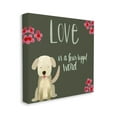 thumbnail image 3 of Stupell Industries Love Four-Legged Word Animal Lover Graphic Art Gallery Wrapped Canvas Print Wall Art, Design by Katie Doucette, 3 of 7