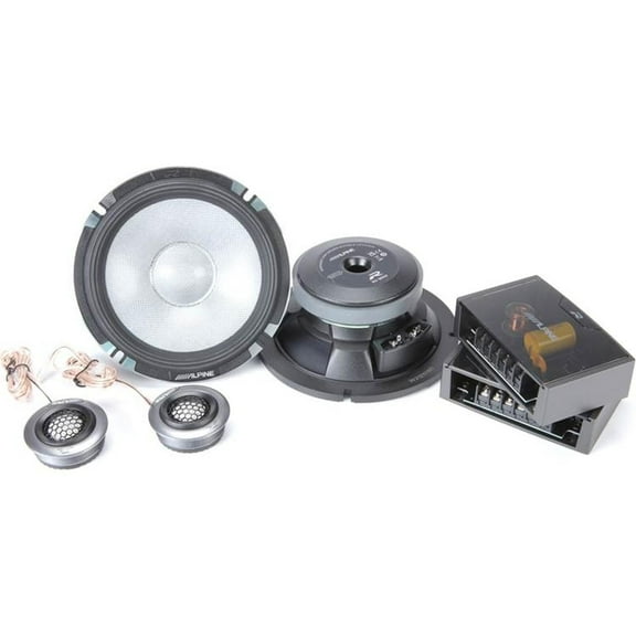 Alpine R2-S652 R-Series Pro 2-Way Component Speaker Set