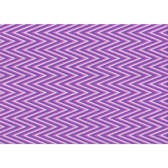 Ahgly Company Indoor Rectangle Patterned Bright Lilac Purple Area Rugs, 8' x 12'