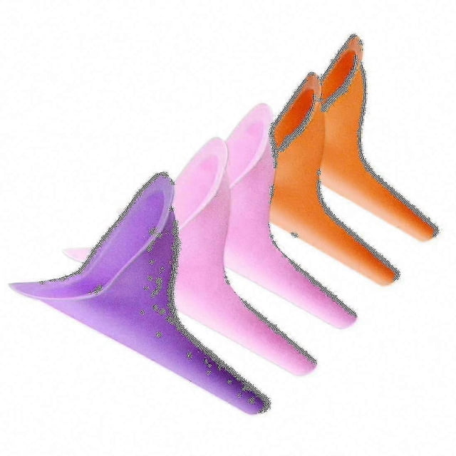 Portable Female Urination Device Set - 5 Pack of Reusable Standing Pee Funnels for Women Ideal for Camping and Hiking