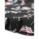 thumbnail image 5 of Vestido de Gasa Allegra K con cuello En V y Manga con Volantes Florales para Mujer negro S, 5 of 6